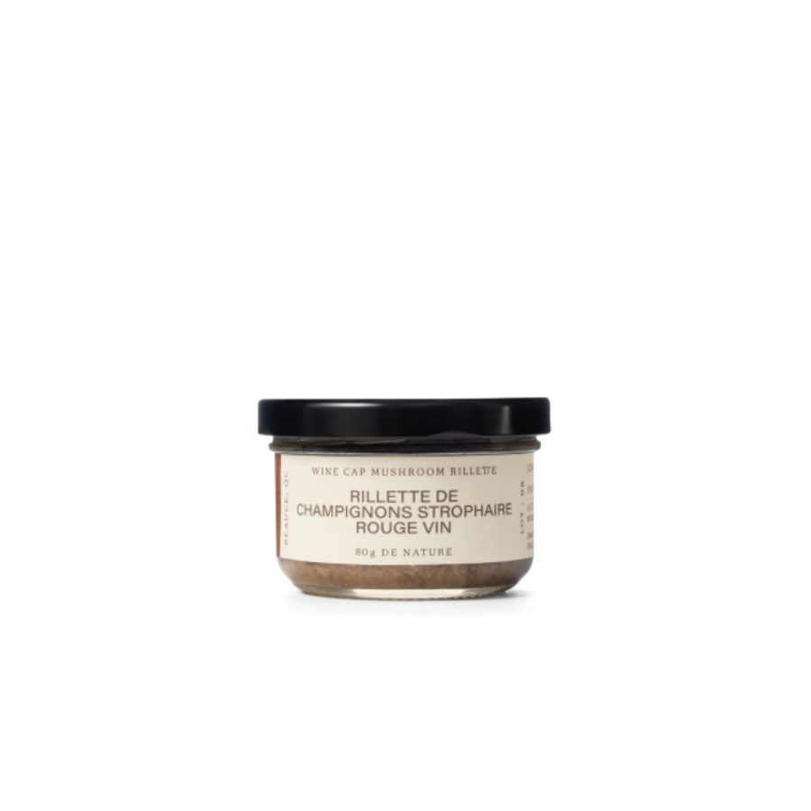 Red wine strophaire mushroom rillette - La Terre du 9 80g