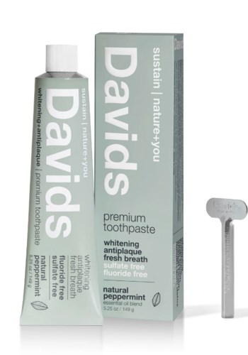 Dentifrice naturel à la menthe poivrée - Davids 149g 