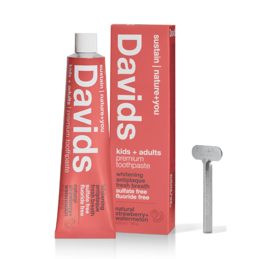 Strawberry and Watermelon Natural Toothpaste - Davids 149g