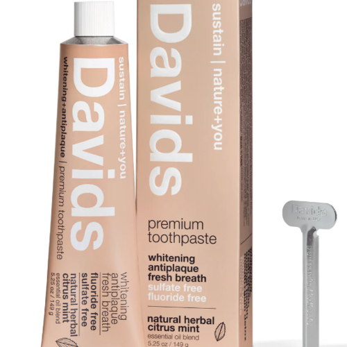 Herbal Citrus and Peppermint Natural Toothpaste - Davids 149g 