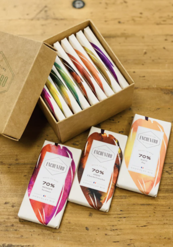 Collection box 9 mini dark chocolate bars 70% - Encuentro 9 x19g 