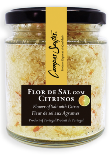 Fleur de sel du Portugal Algarve aux agrumes - Campos Santos 150g 