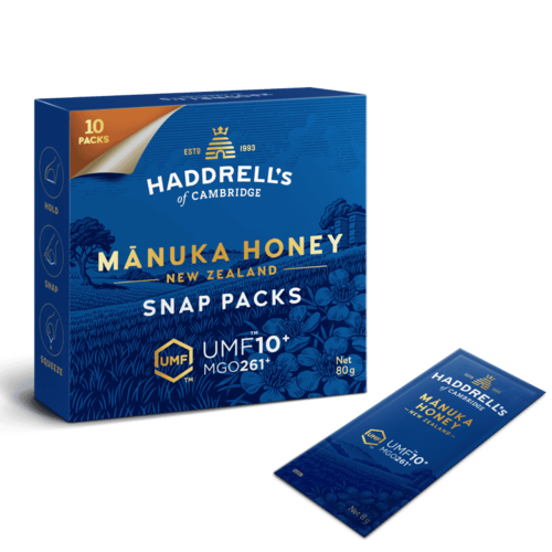 Miel de Mānuka (Snap Packs) UMF™ 10+  - Haddrell's 10 x 8g 