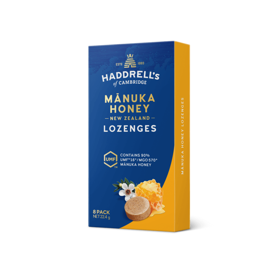 Pastilles de miel Manuka (Lozenges) UMF 16+ - Haddrell's 8x 2.8g