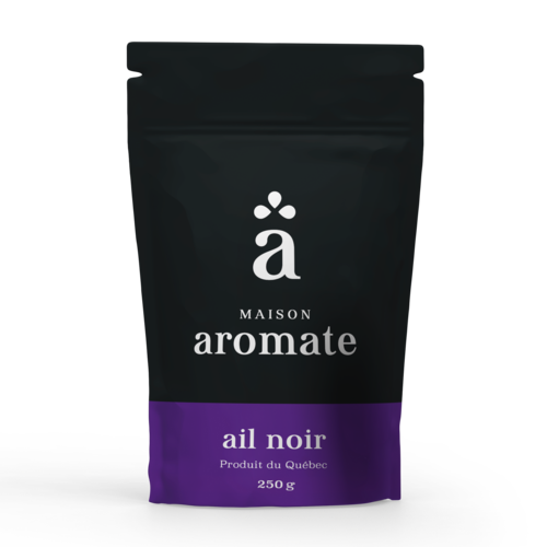 Peeled and shelled black garlic - Maison Aromate 250g 