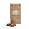 Tablette de chocolat au lait aux amandes et fleur de sel (biologique) - Galerie au Chocolat 100g