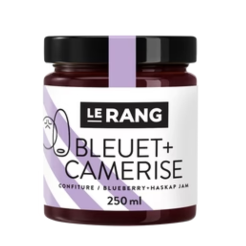 Confiture de bleuet et camerise - Le Rang 250ml 