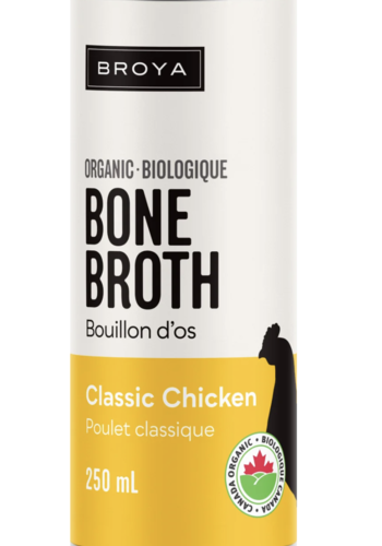 Bouillon d'os de poulet classique (biologique) - Broya 250ml 
