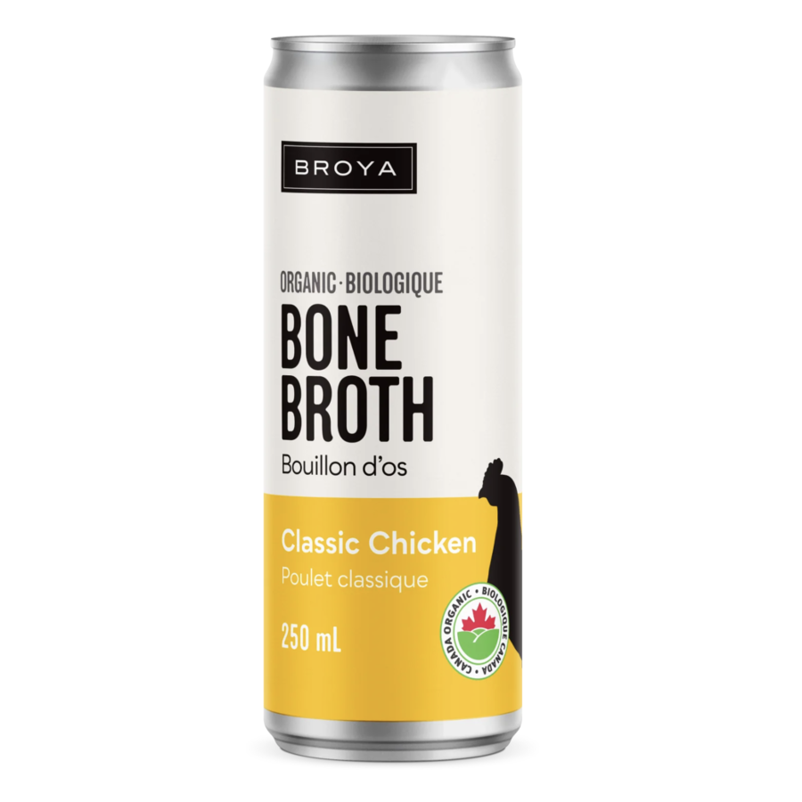 Bouillon d'os de poulet classique (biologique) - Broya 250ml
