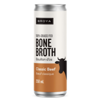 Bouillon d'os de boeuf classique (100% Grass Fed) - Broya 250ml