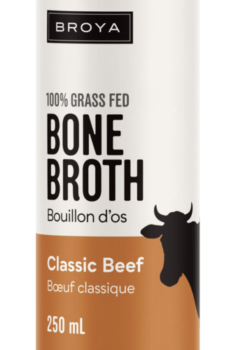 Bouillon d'os de boeuf classique (100% Grass Fed) - Broya 250ml 