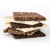 Rice and dark chocolate pave - Couleur chocolat 65g