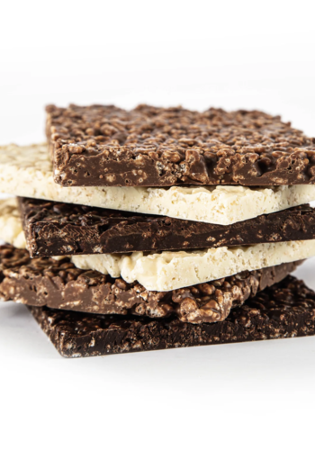 Rice and dark chocolate pave - Couleur chocolat 65g 