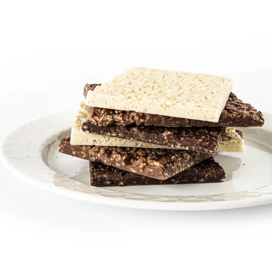 Rice and milk chocolate pave - Couleur chocolat 65g