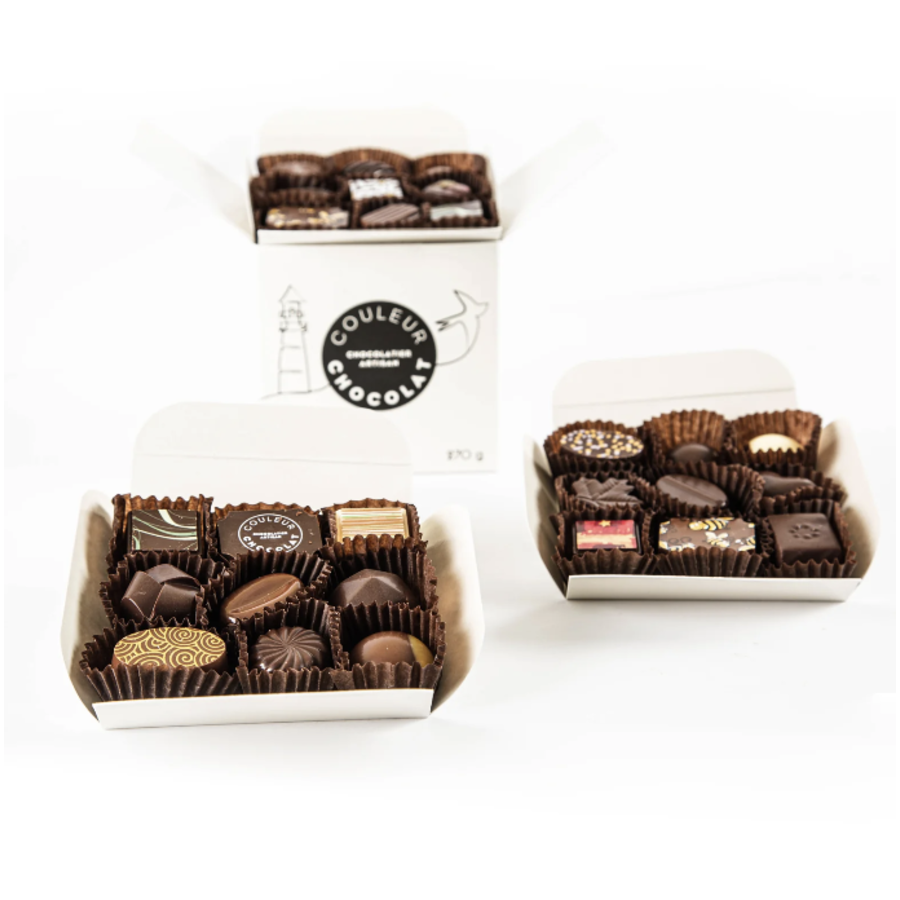 Boxes of chocolate bites (27 units) - Couleur Chocolat 270g
