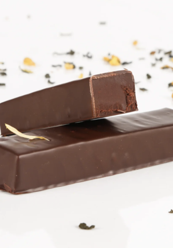 Dark Chocolate Bar with Chai Tea Ganache - Couleur chocolat 60g 