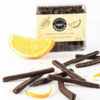Candied orange strips - Chocolate color 100g