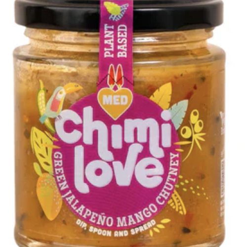 Green Jalapeno Mango Chutney - Chimi Love 190 mL 