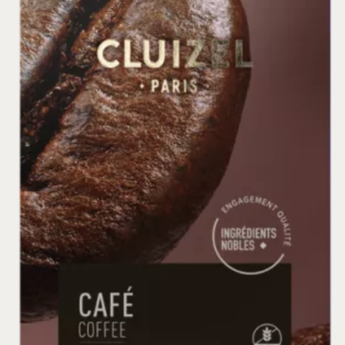 Tablette de chocolat noir 70% au café - Cluizel 70g 