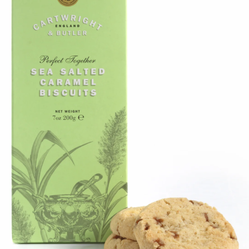 Sea Salted Caramel Biscuits - Cartwright & Butler 200g 