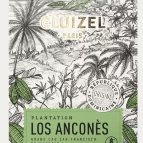 Tablette de chocolat noir « Plantation Los Anconès Noir » 73% - Cluizel 70g 