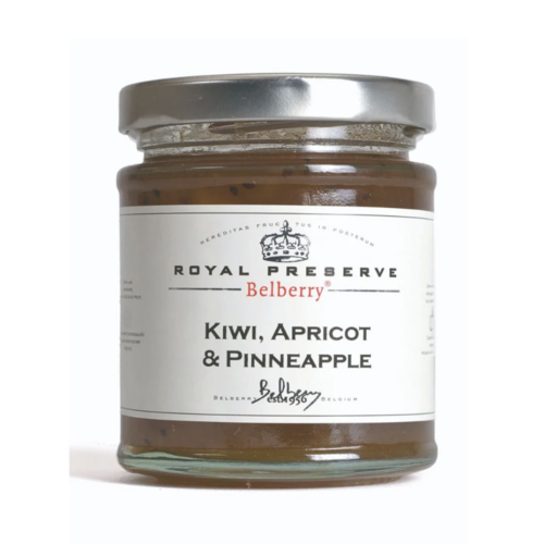 Kiwi, Apricot and Pinneapple Jam - Belberry 215g 
