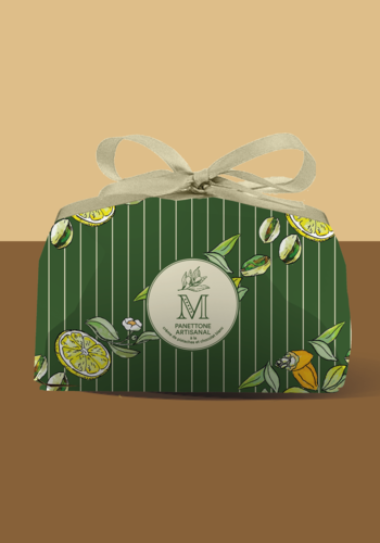 Panettone à la crème de pistaches et chocolat blanc- Les Passions de Manon 1kg 