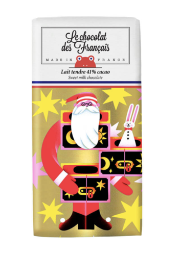 Milk chocolate “Santa Claus” - Le Chocolat des Français 80g 