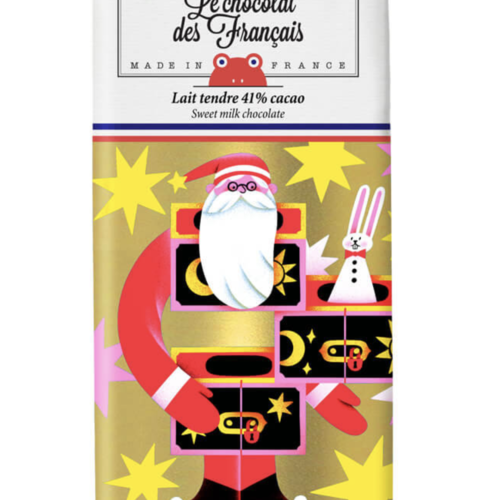 Milk chocolate “Santa Claus” - Le Chocolat des Français 80g 