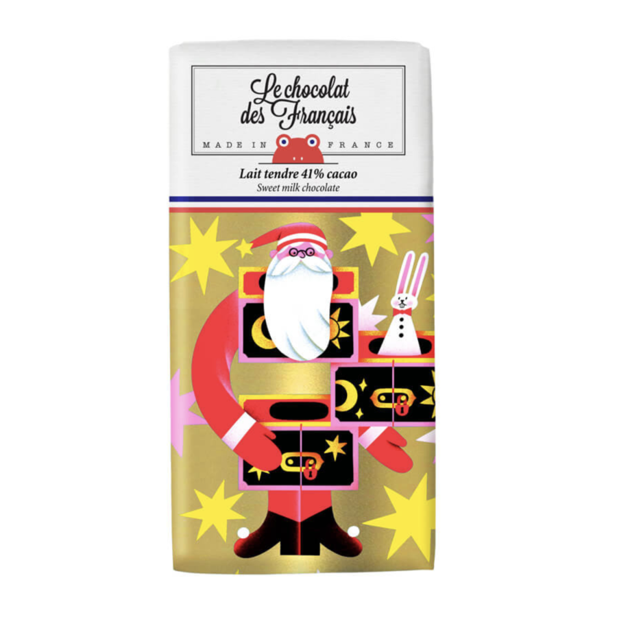 Milk chocolate “Santa Claus” - Le Chocolat des Français 80g