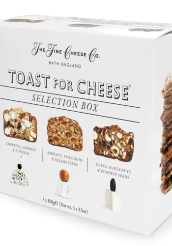 Toast for Cheese Selection Box - Fine Cheese co. 300g 