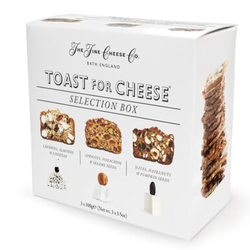 Toast for Cheese Selection Box - Fine Cheese co. 300g 