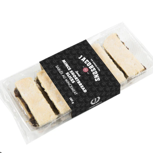 Mince Shortbread Slice - Jacobsons 180g 