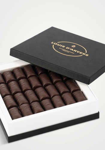 Gift box marzipan (almond paste) with praline chocolate - Louis d'Anvers 392g 