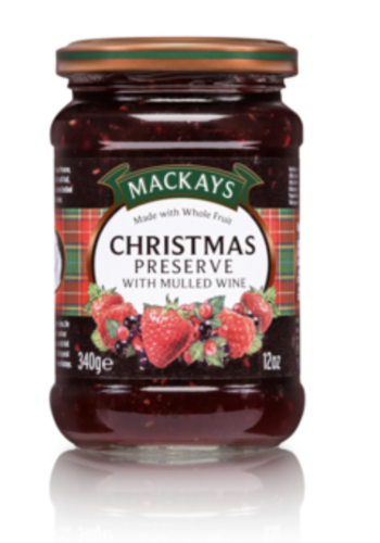 Christmas Preserve With Mulled Wine - Mackays 340g 