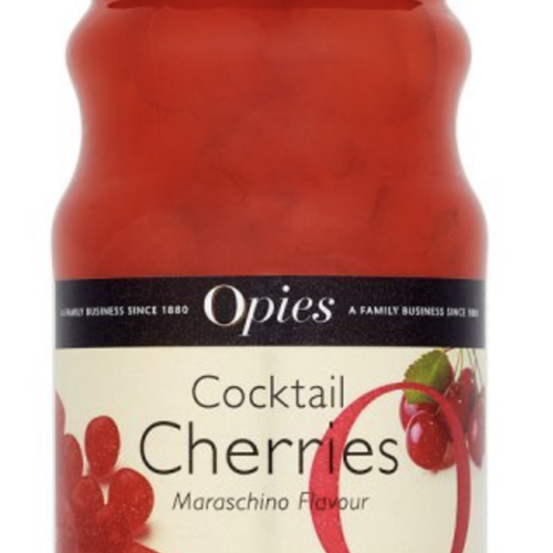 Cocktail Cherries with Marashchino Flavour - Opies 200g 