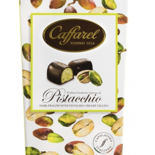 Dark chocolate and pistachio cream filling - Caffarel 200g 