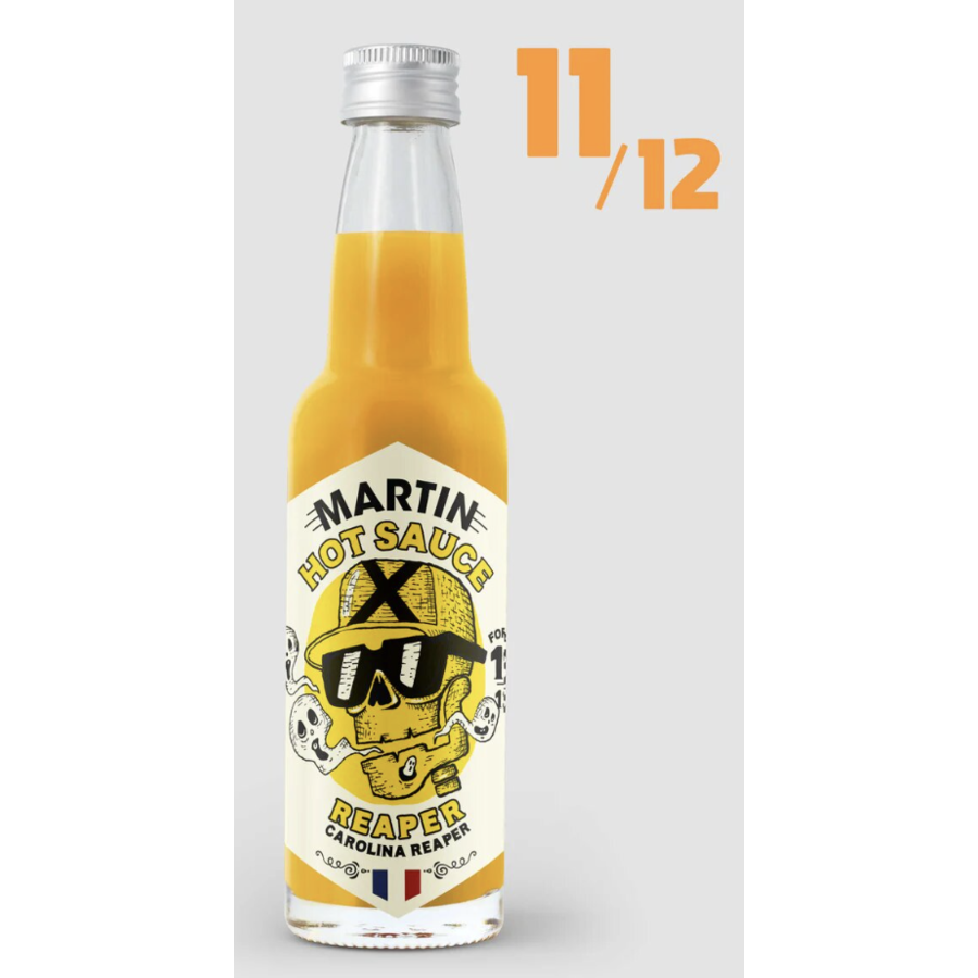 Sauce piquante aux piments Carolina Reaper (11/12) - Maison Martin 350g