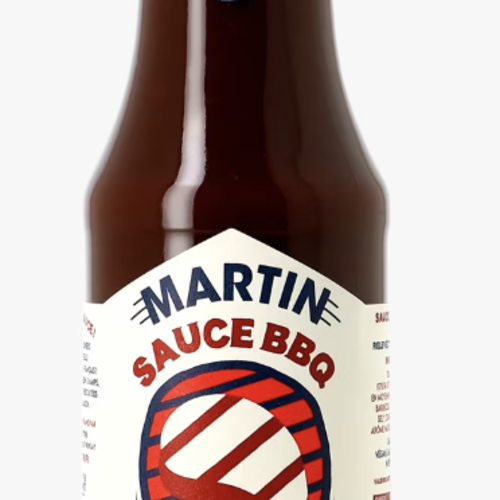 Sauce BBQ légèrement fumée - Maison Martin 350g 