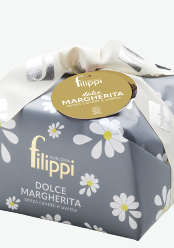 Panettone Dolce Margherita (sans fruit confits) - Filippi 750g 