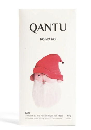 Milk chocolate bar “HO HO HO!” » - Qantu 50g 