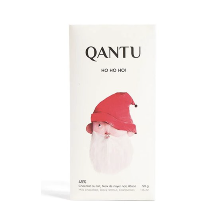Milk chocolate bar “HO HO HO!” » - Qantu 50g