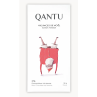 Blond chocolate bar “Christmas Holidays” - Qantu 50g