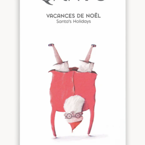 Tablette de chocolat blond « Vacances de Noël » - Qantu 50g 