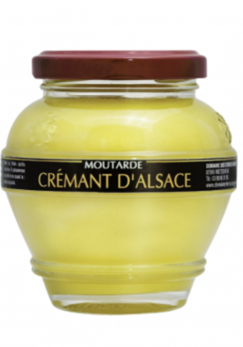 Moutarde Crémant d'Alsace- Domaine des Terres Rouges 200g 