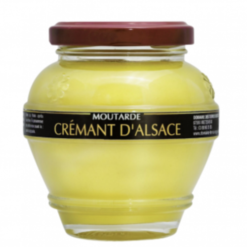 Moutarde Crémant d'Alsace- Domaine des Terres Rouges 200g 