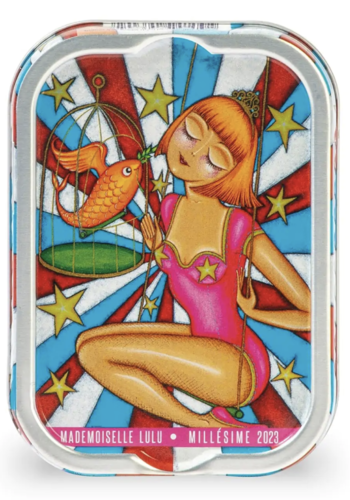Vintage sardines resting in extra virgin olive oil - La Perle des Dieux 115g 