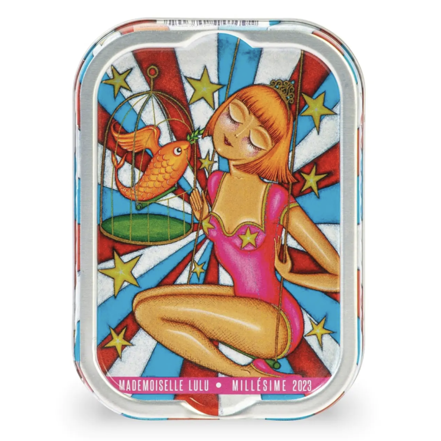 Vintage sardines resting in extra virgin olive oil - La Perle des Dieux 115g