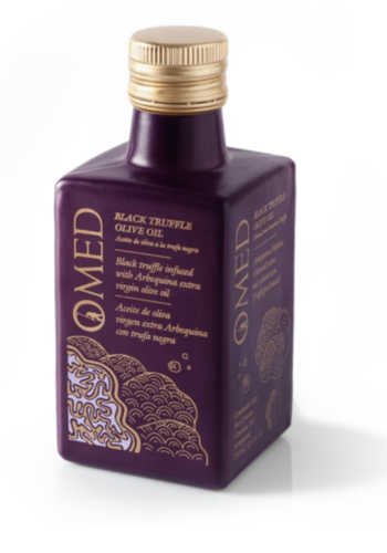 Black Truffle Flavored Olive Oil - O-Med 250ml 