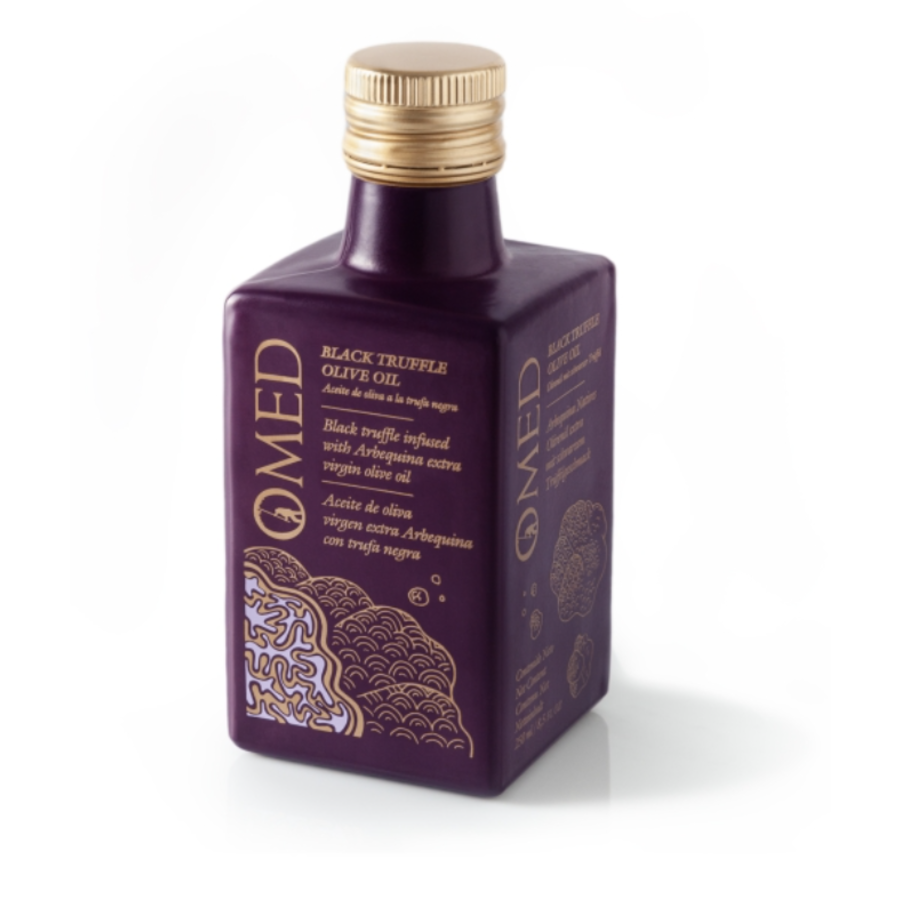 Huile d'olive aromatisée à la truffe noire - O-Med 250ml